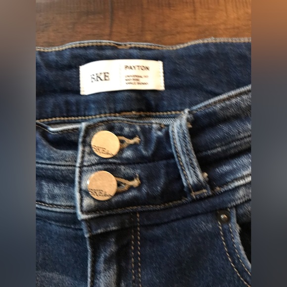 BKE  stretch Payton Universal Fit Mid Rise Ankle Skinny Jeans size 28 - Picture 3 of 4